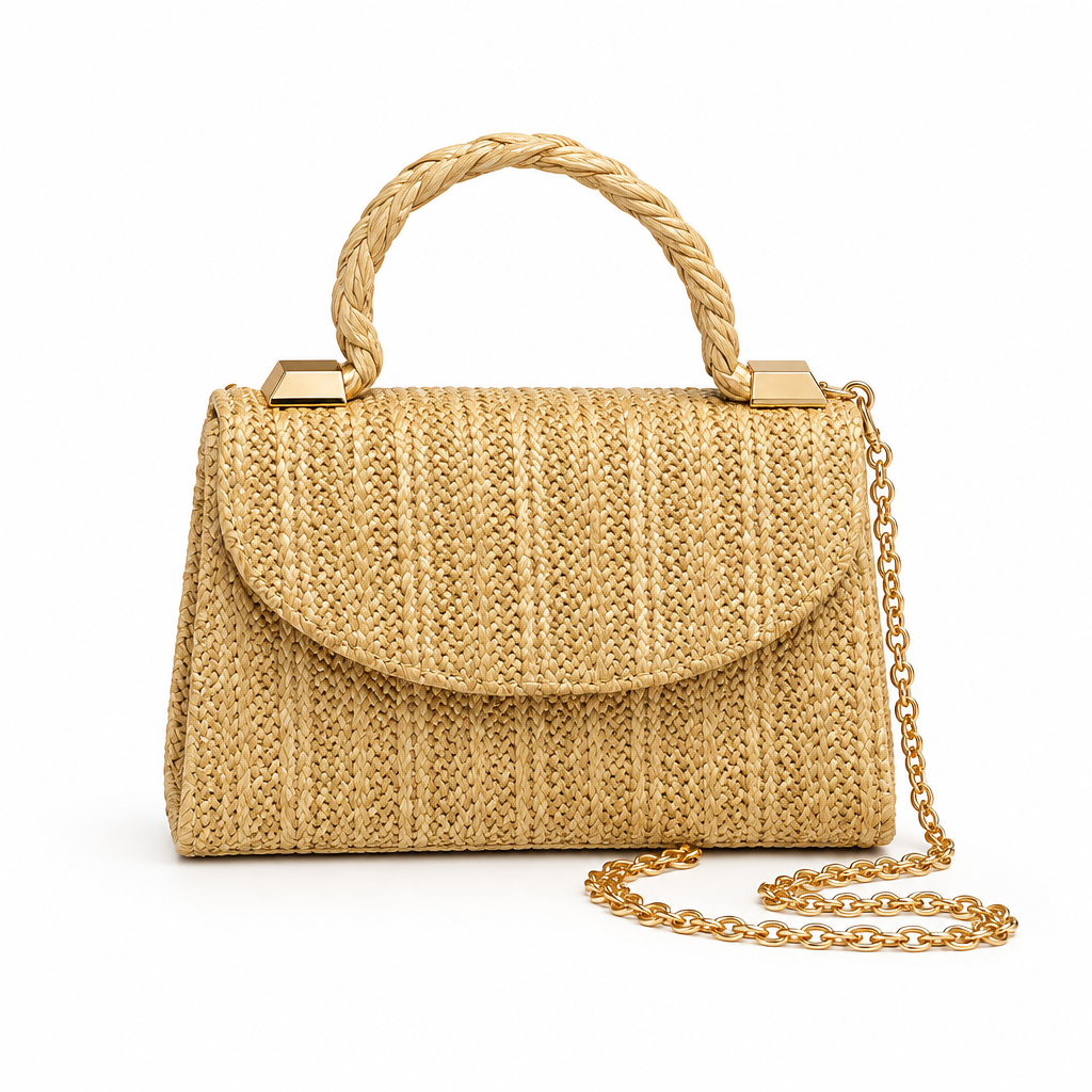 Amalfi Beige Clutch Handbag