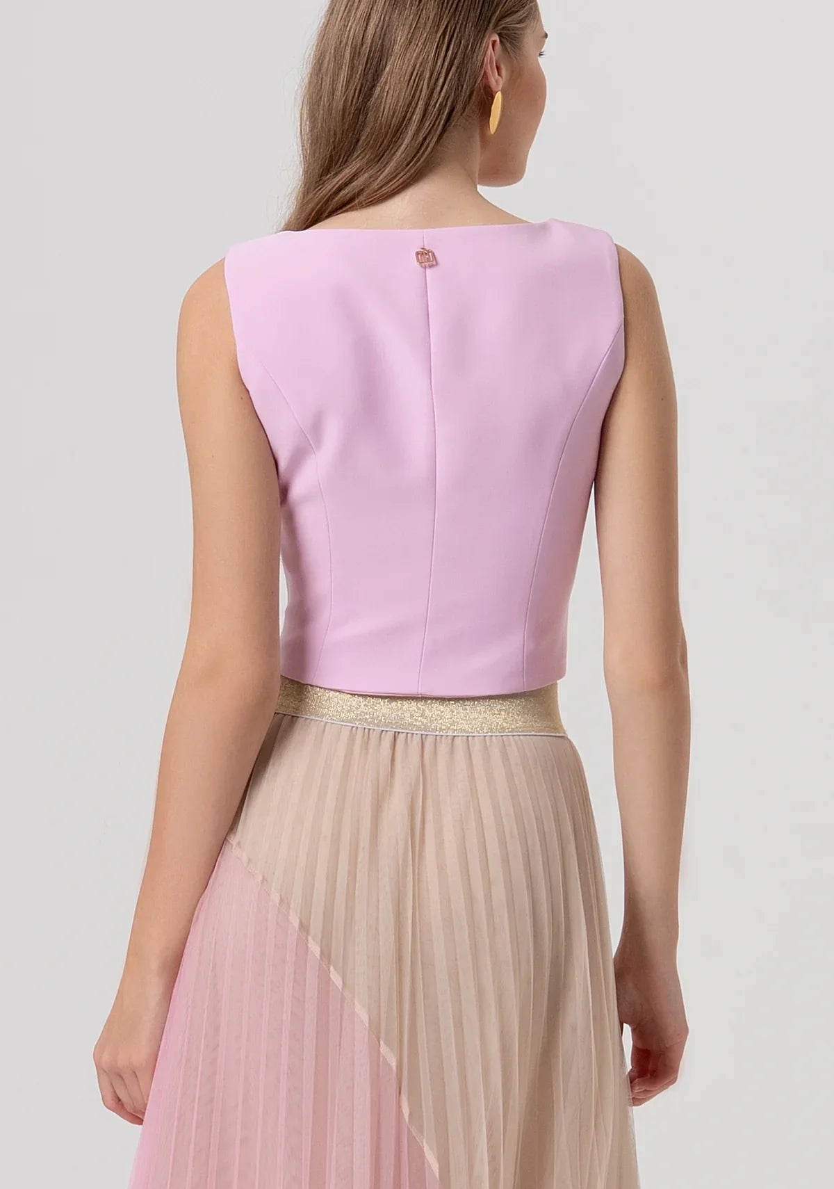 Keely Baby Pink Waistcoat