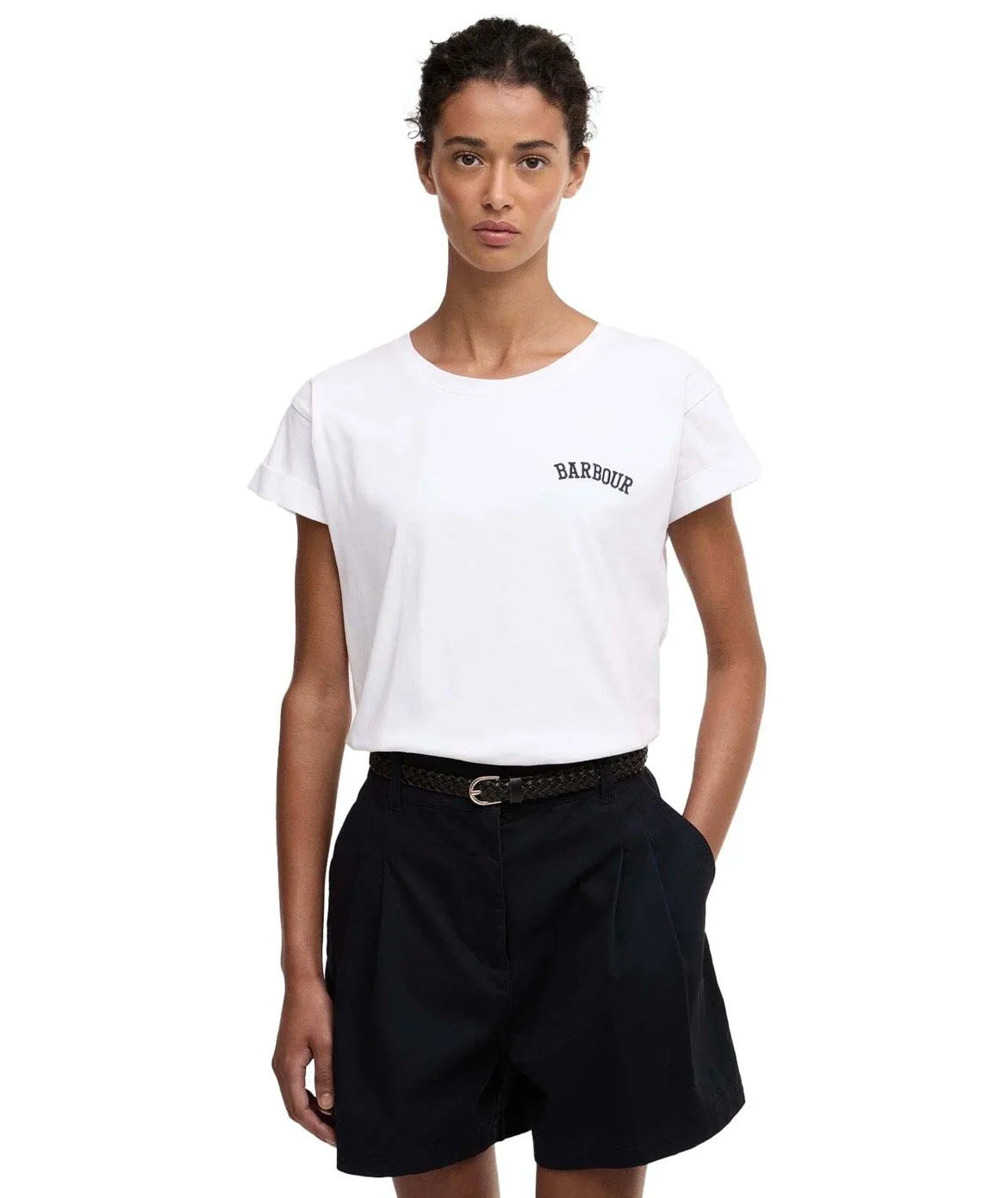 Barbour Bede White T-Shirt
