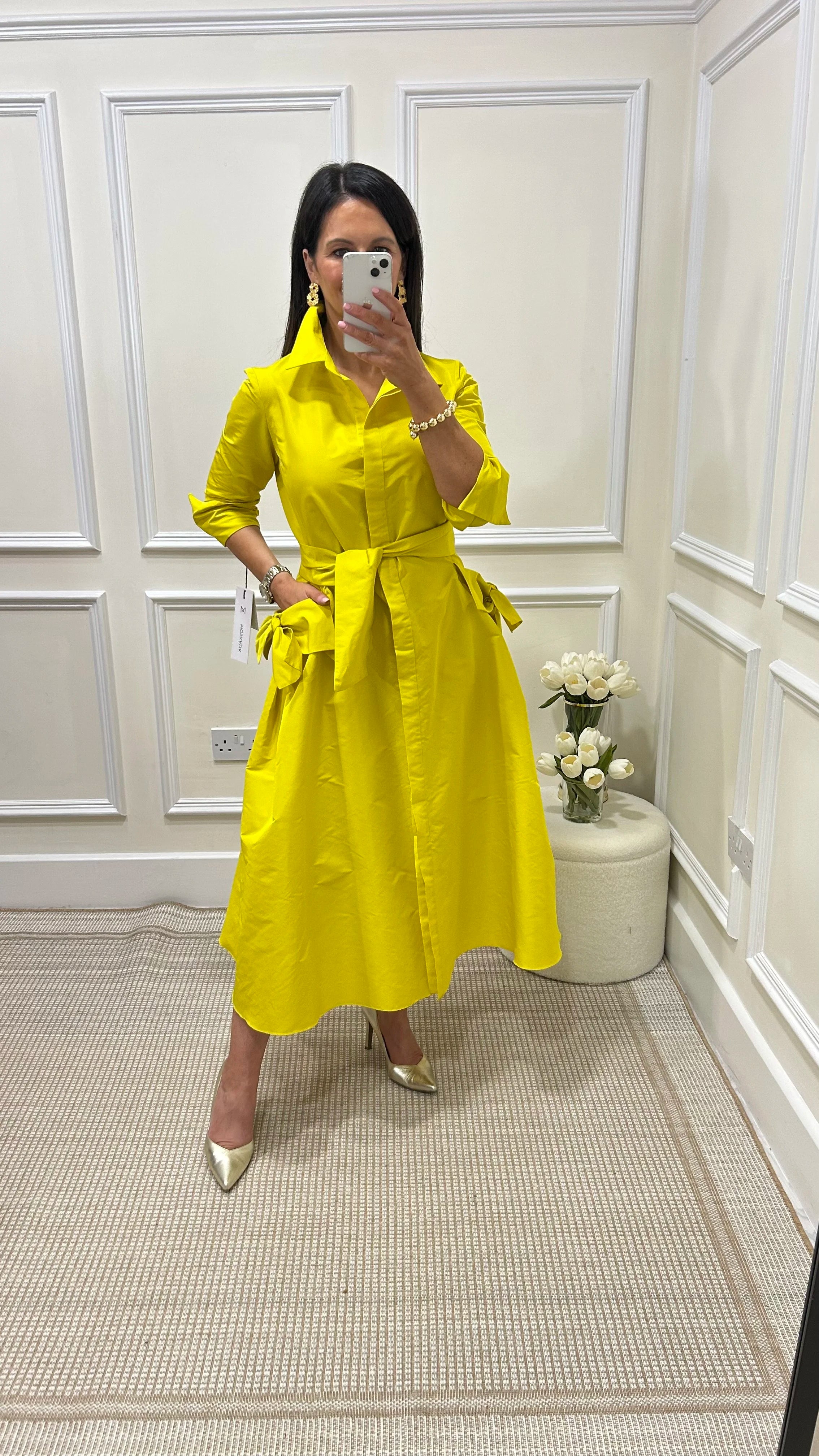 Tara Sicilian Lime Dress