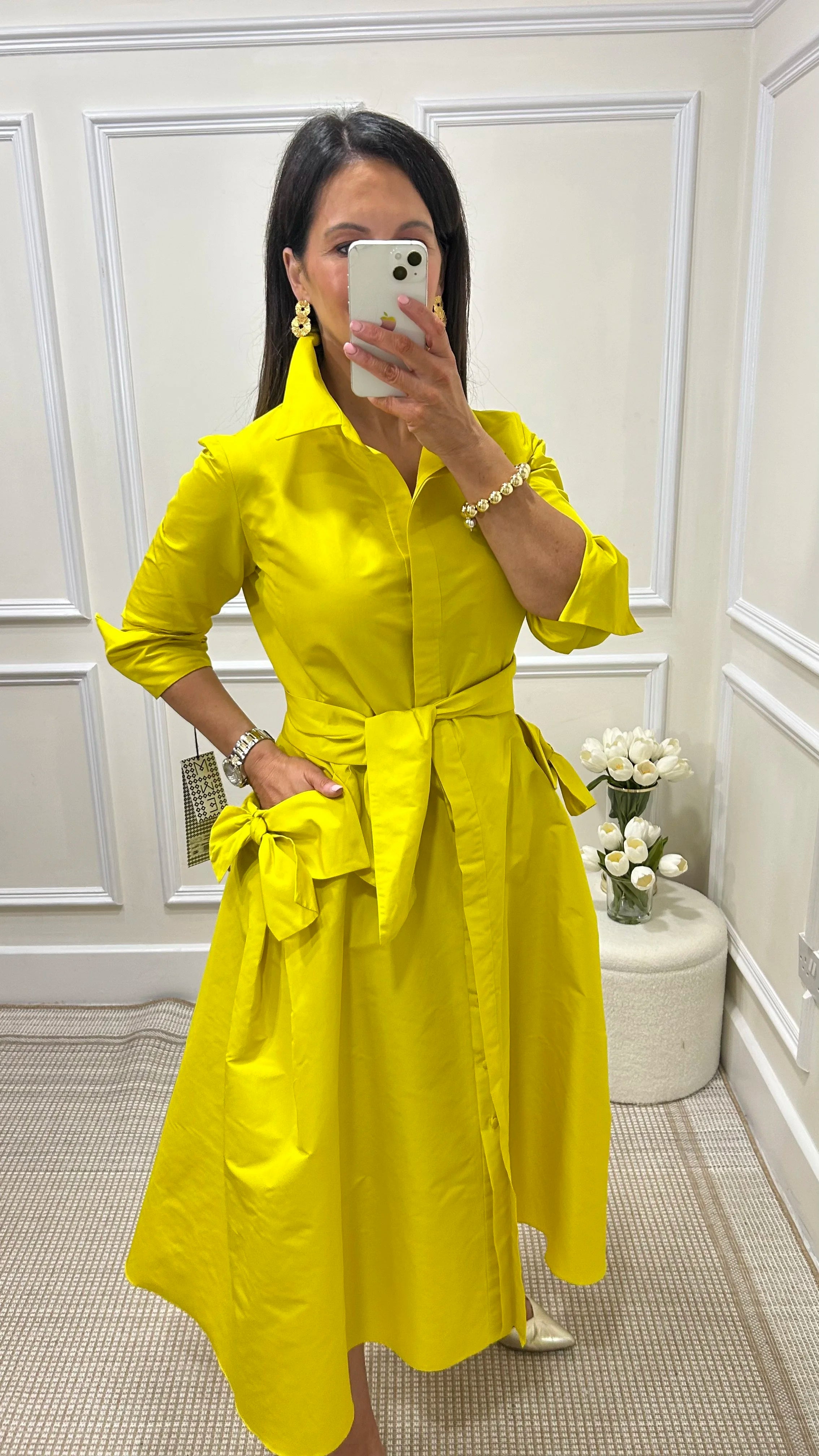Tara Sicilian Lime Dress