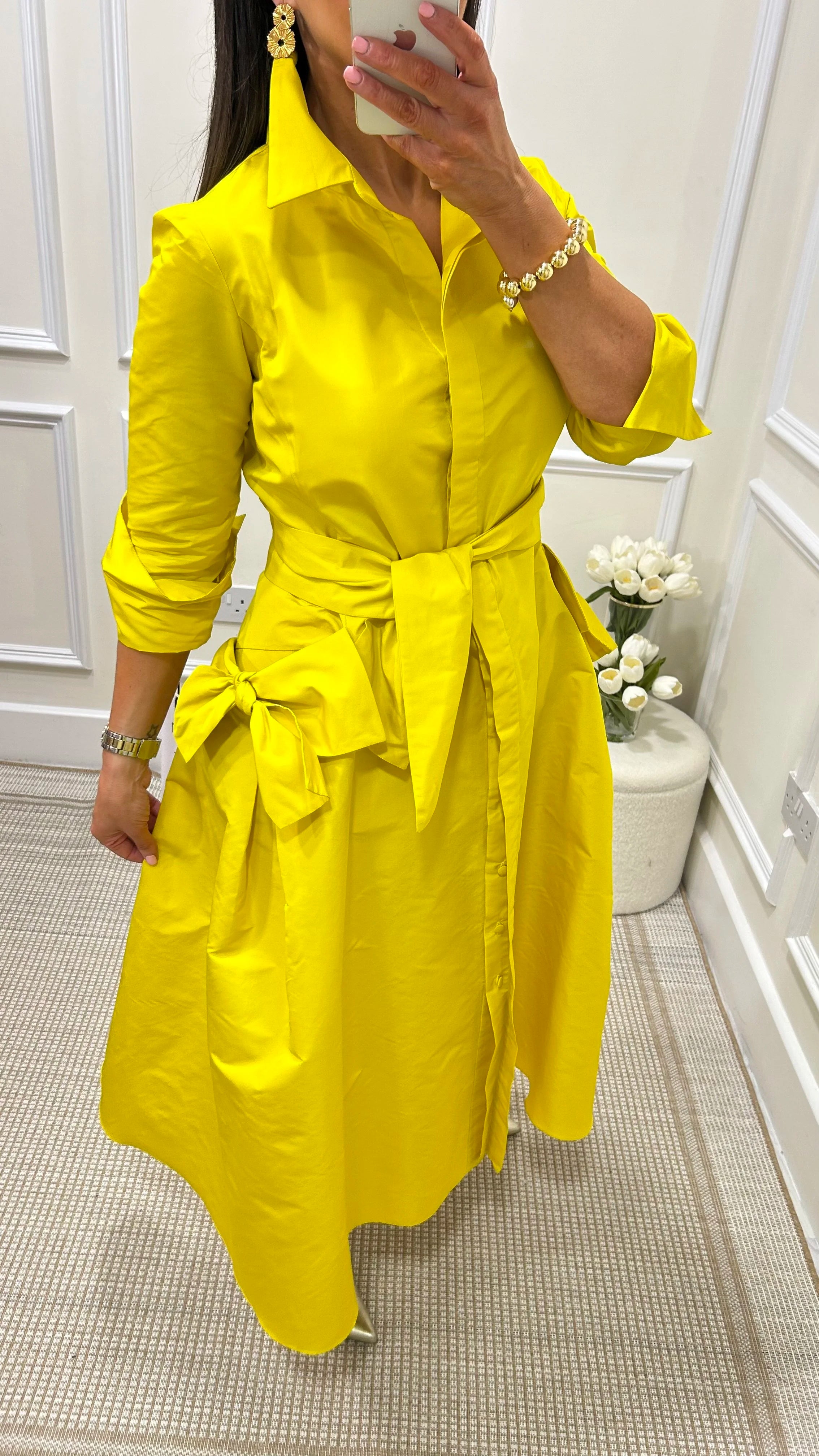 Tara Sicilian Lime Dress