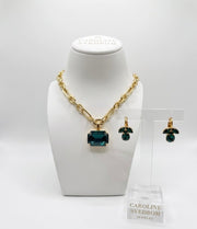 C. Svedbom Lydia Emerald Green Necklace