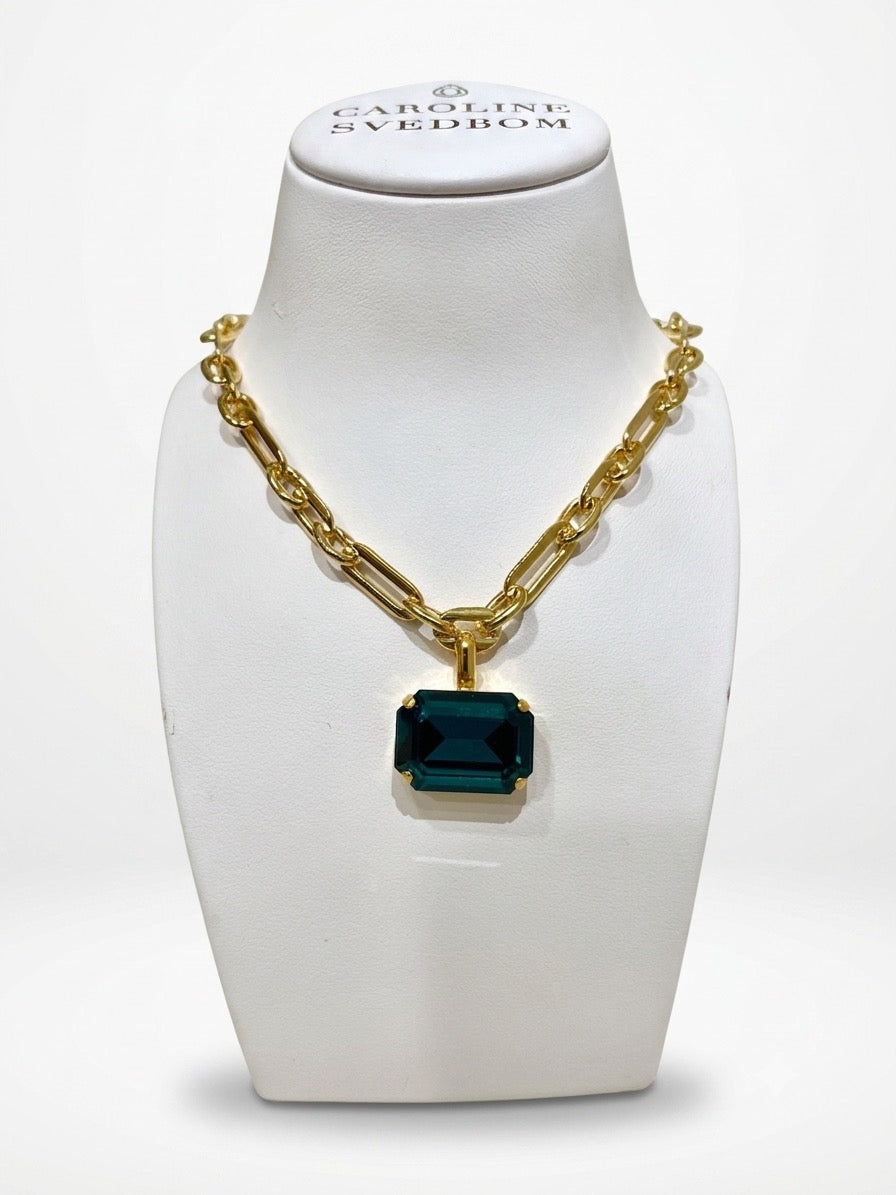 C. Svedbom Lydia Emerald Green Necklace