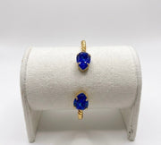 C. Svedbom Mini Drop Royal Blue Crystal Bangle