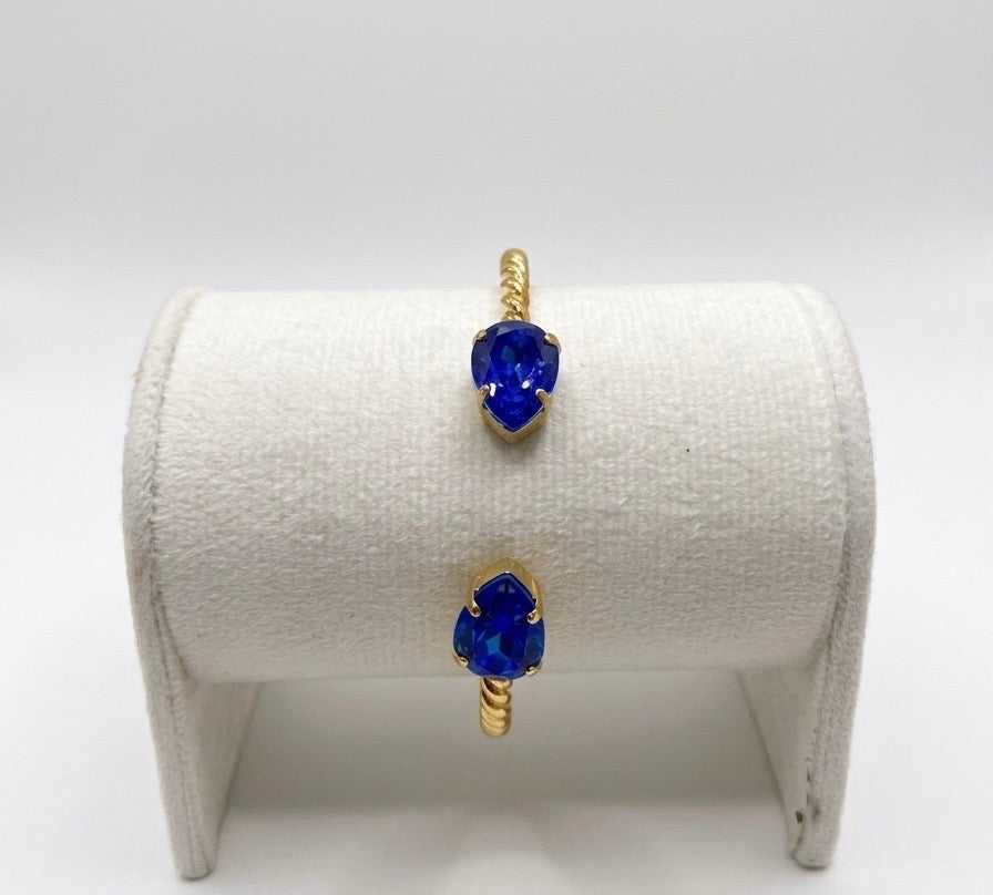 C. Svedbom Mini Drop Royal Blue Crystal Bangle