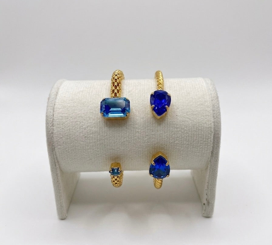 C. Svedbom Mini Drop Royal Blue Crystal Bangle
