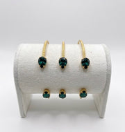 C. Svedbom Emerald Green Petite Drop Bracelet