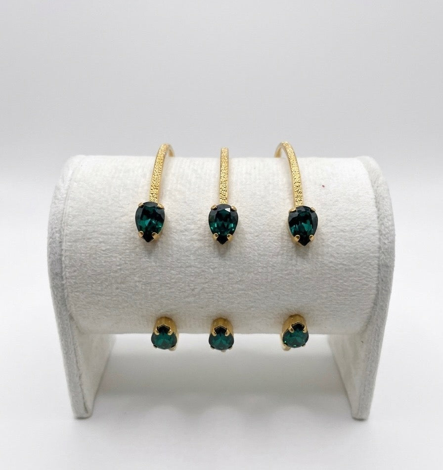 C. Svedbom Emerald Green Petite Drop Bracelet