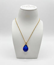 C. Svedbom Sapphire Classic Drop Necklace