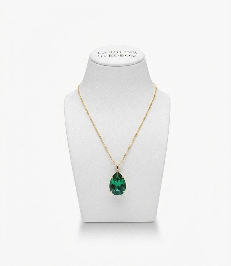C. Svedbom Green Peridot Classic Drop Necklace