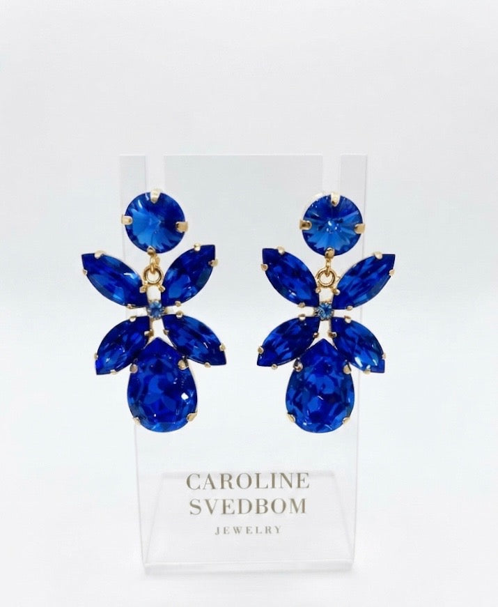 C. Svedbom Dione Blue Crystal Earrings