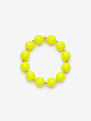 Citrus Yellow Beaded Bracelet
