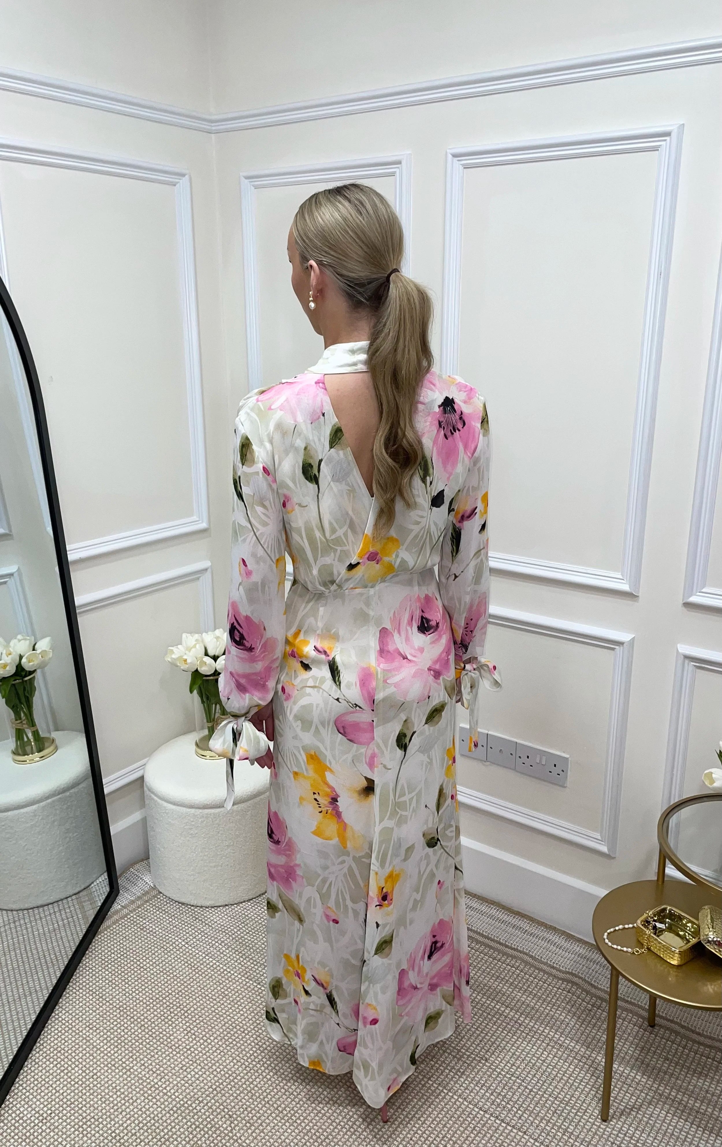 Abbey Multi Colour Floral Dress