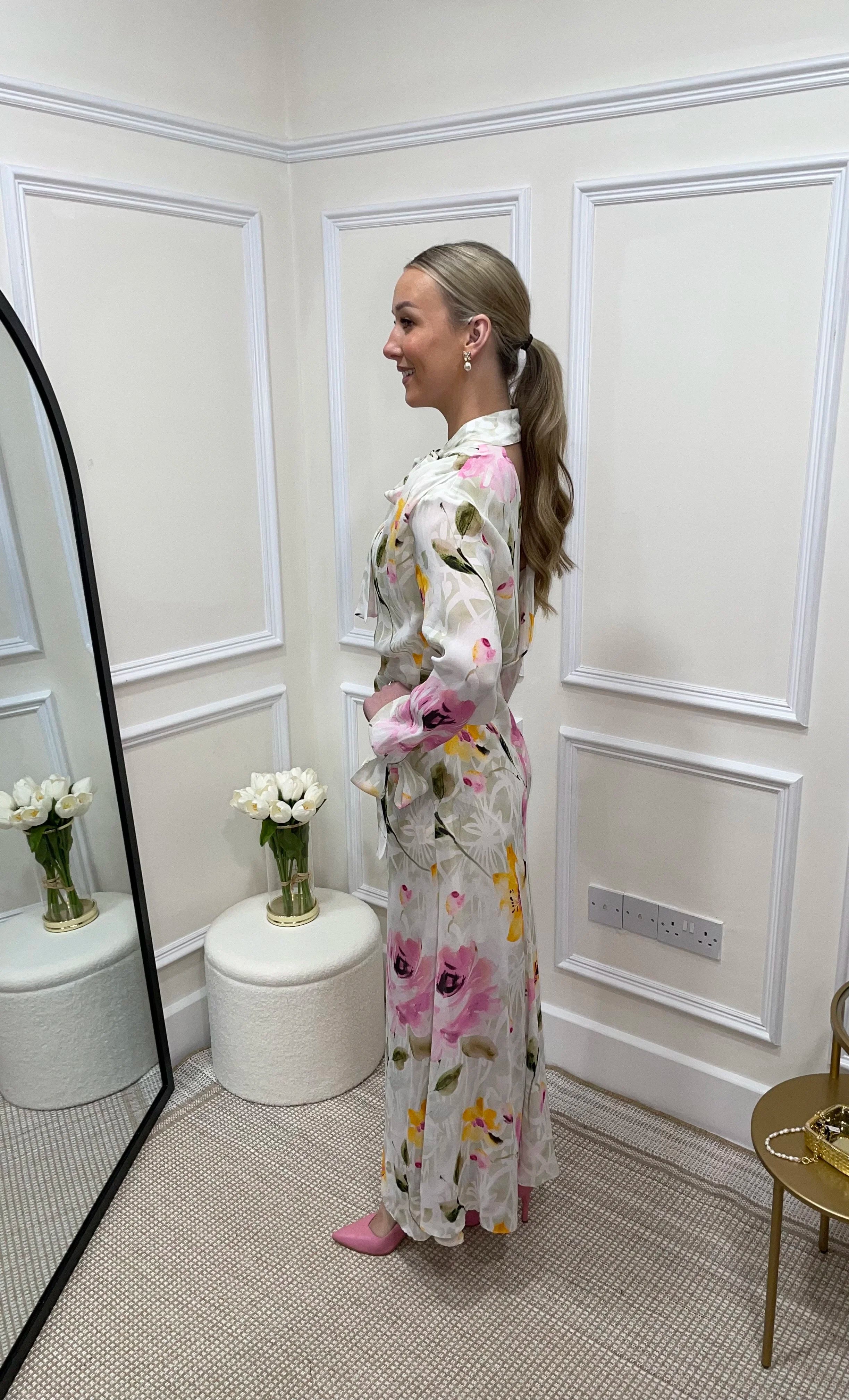 Abbey Multi Colour Floral Dress