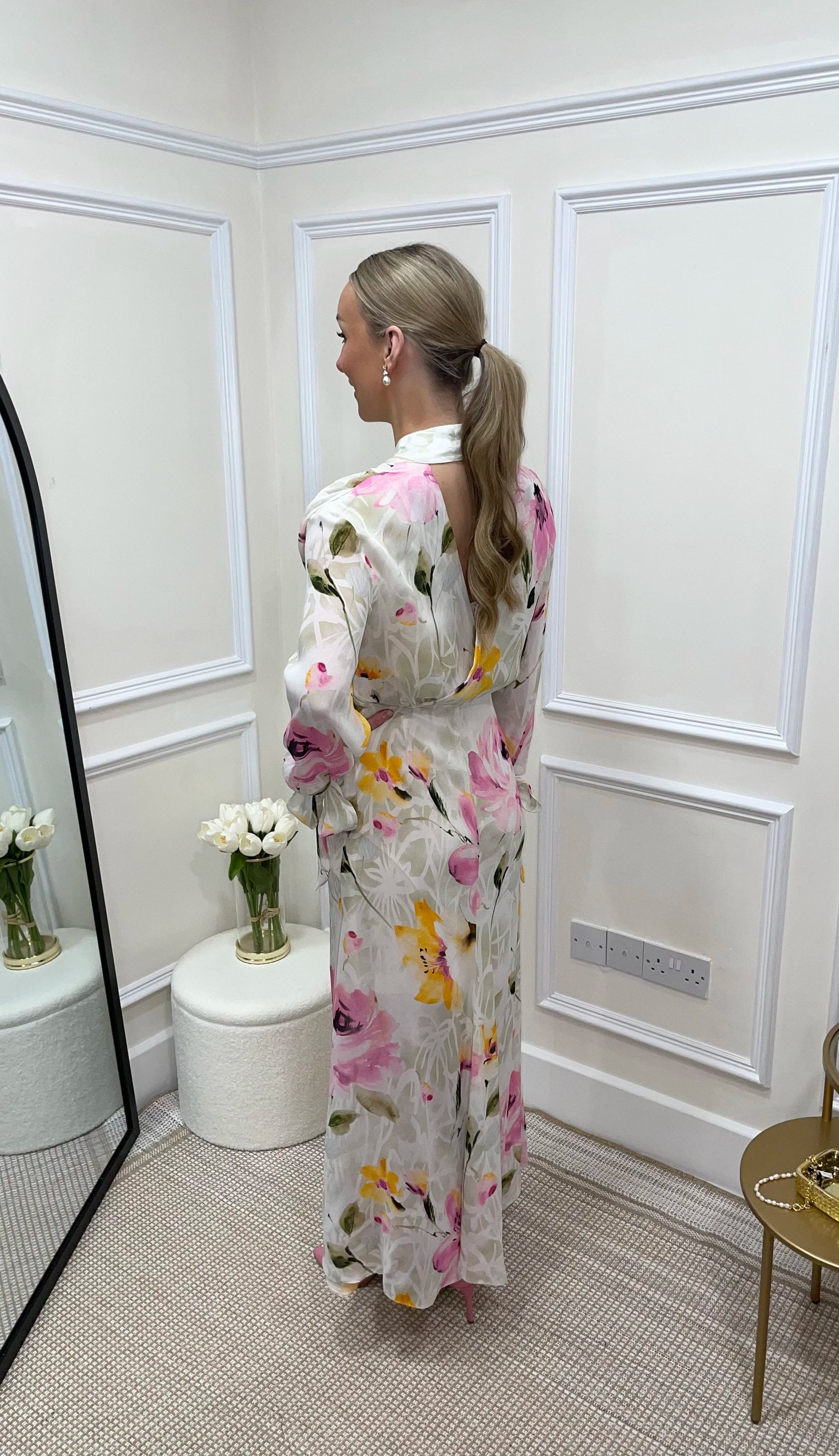 Abbey Multi Colour Floral Dress