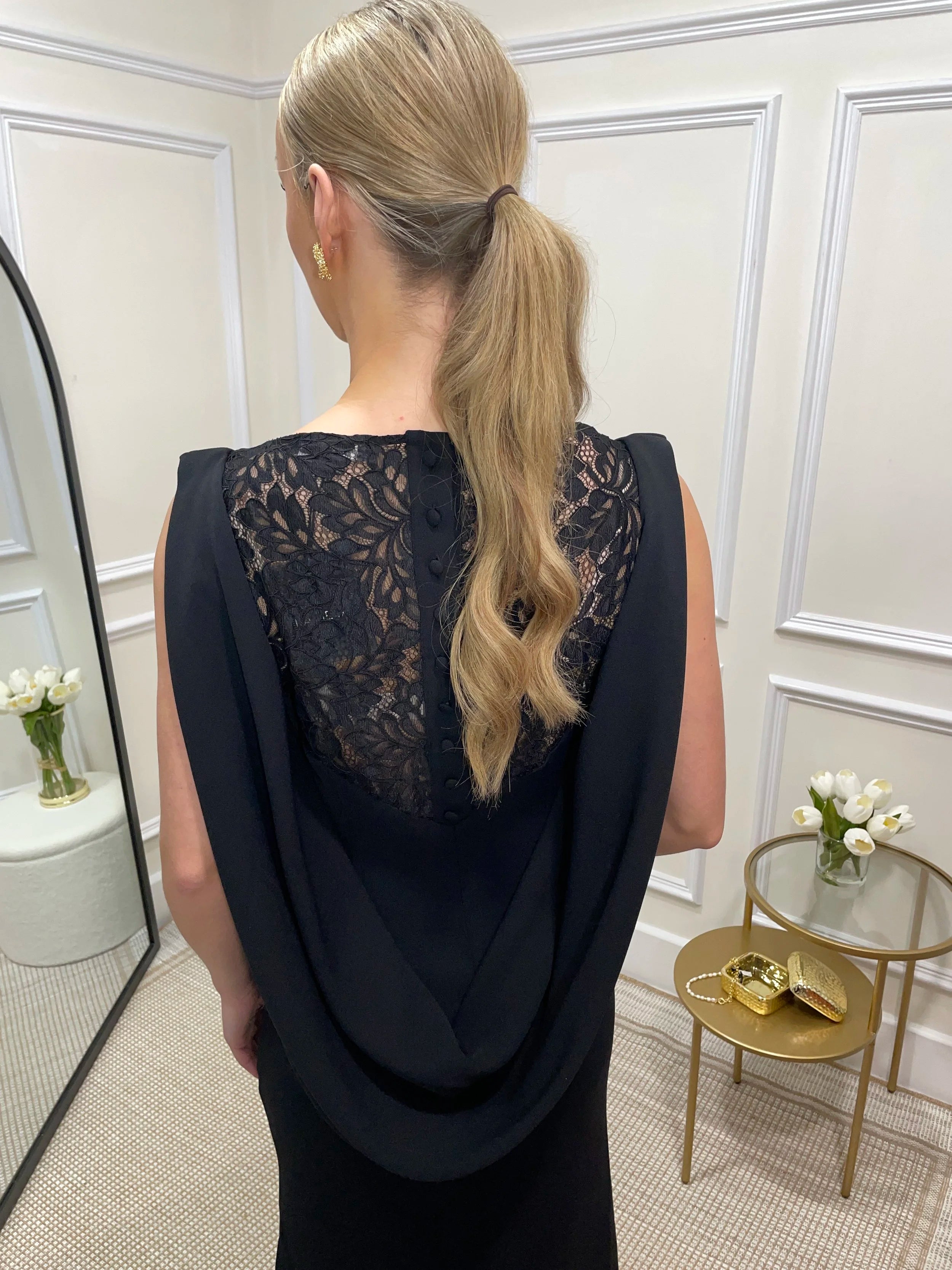 Mandy Black Gown
