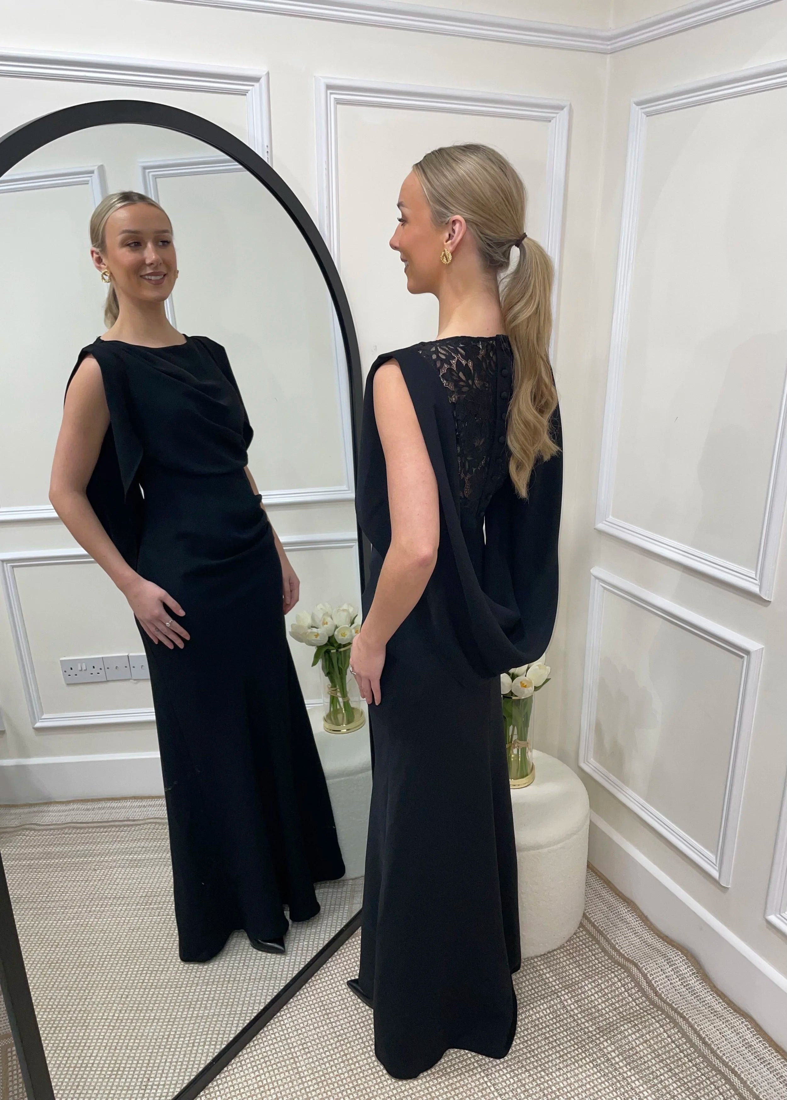 Mandy Black Gown