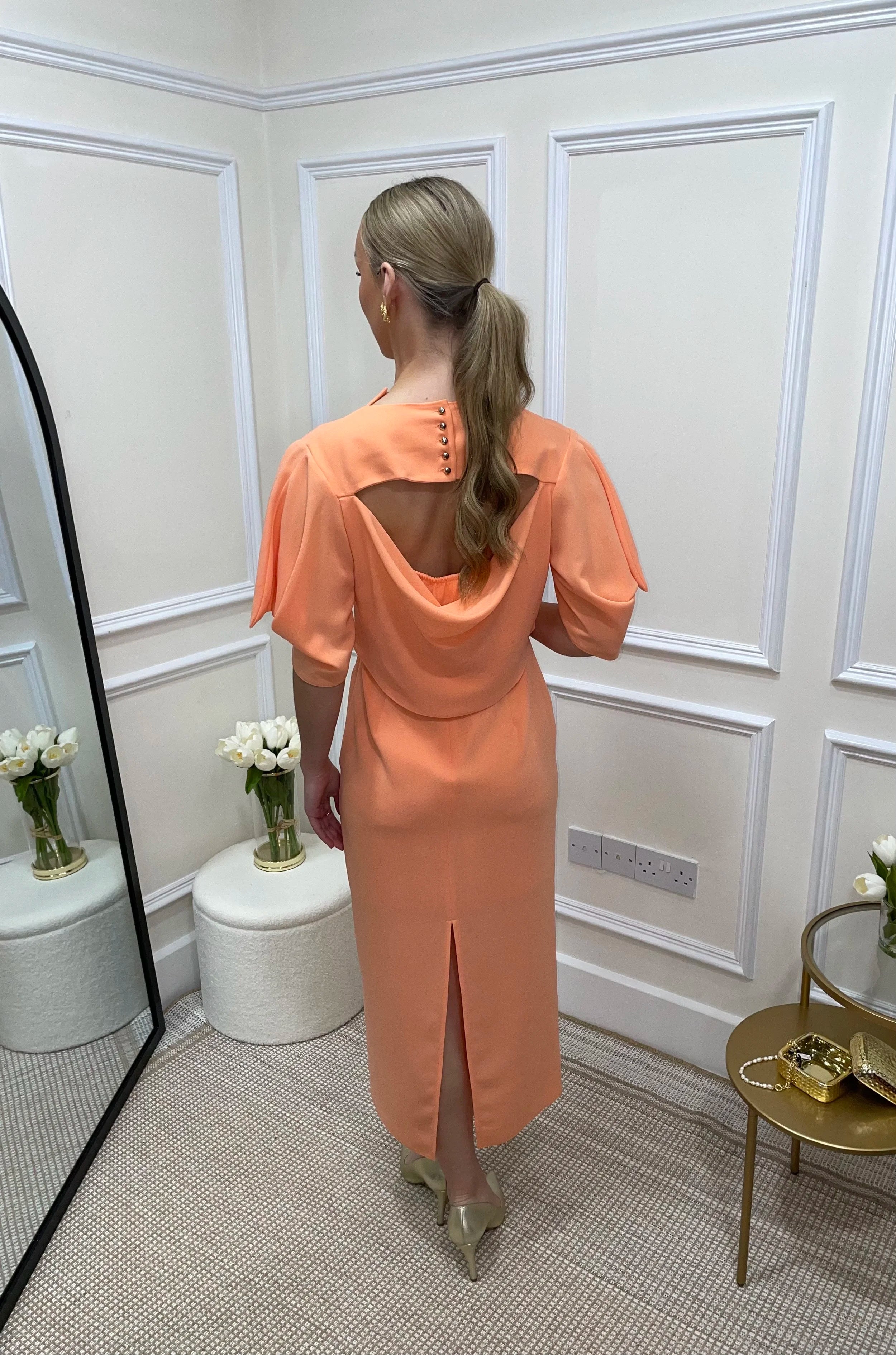Sydney Coral Dress