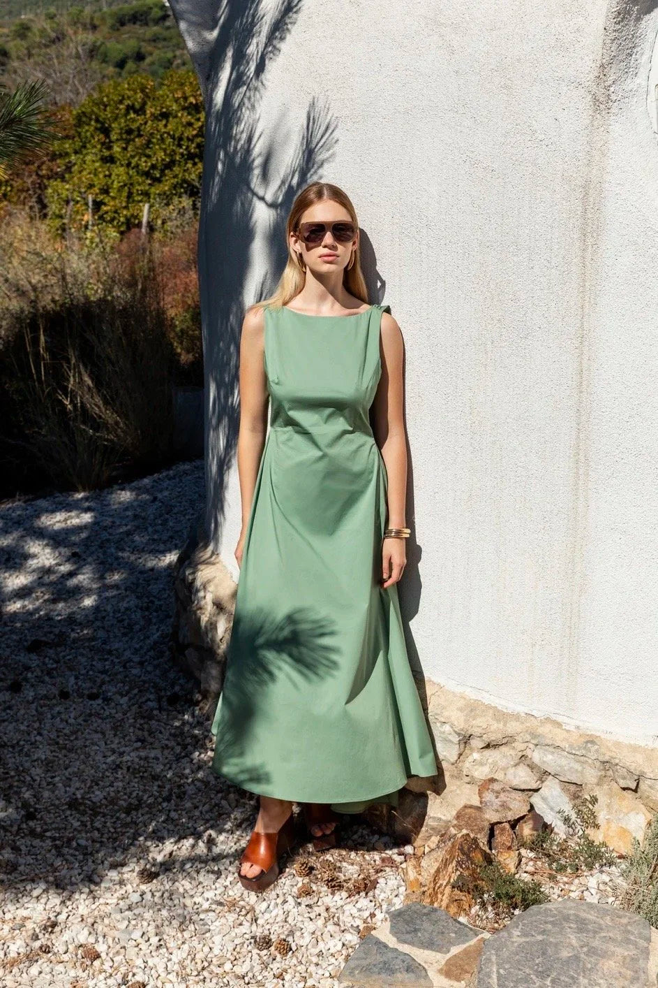 Megan Sage Green Dress