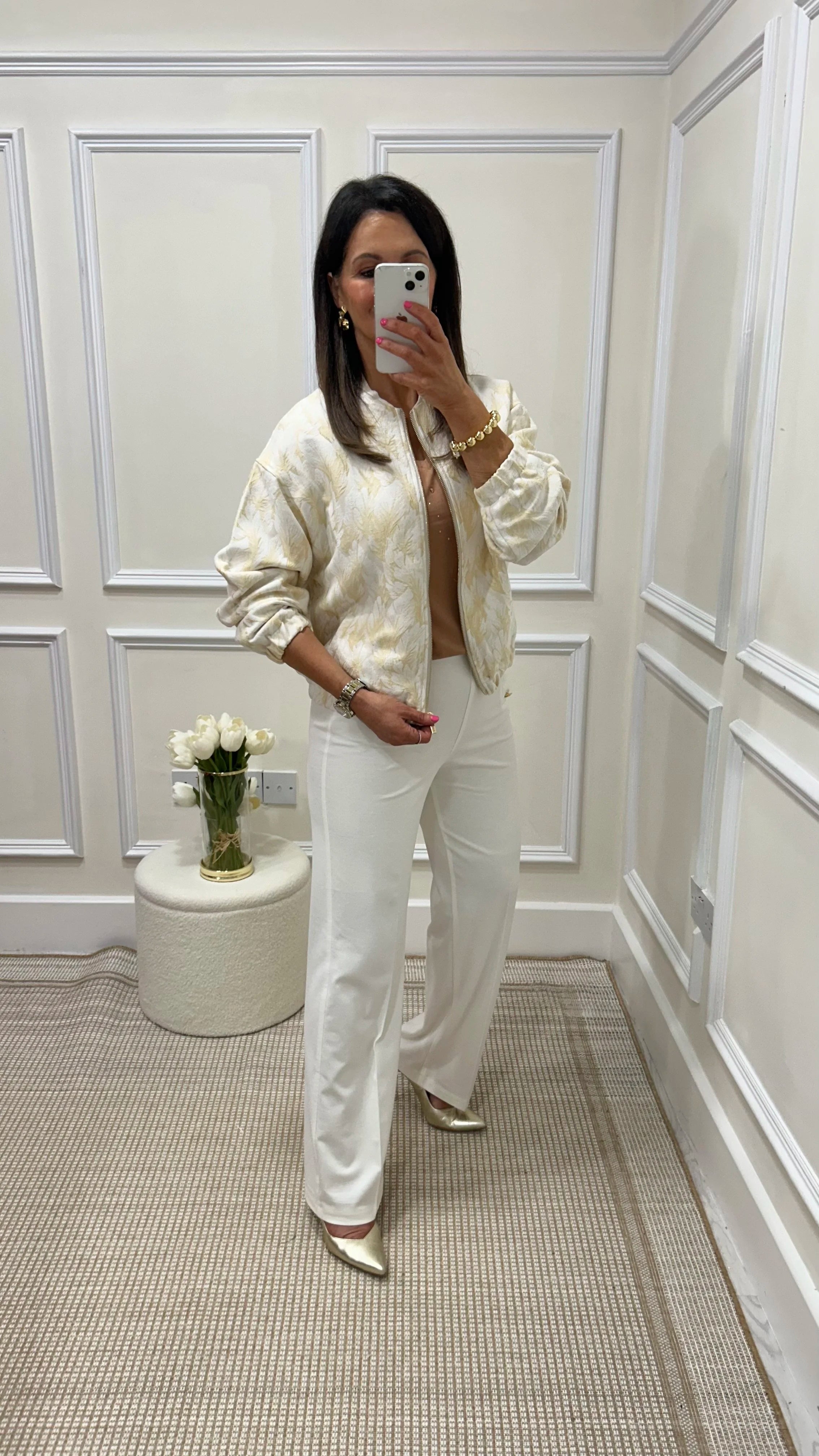 Sueno White Trousers
