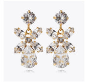 C Svedbom Mini Dione Crystal Gold Earrings