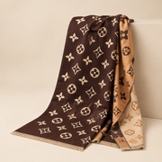Madonna Brown Print Pashmina