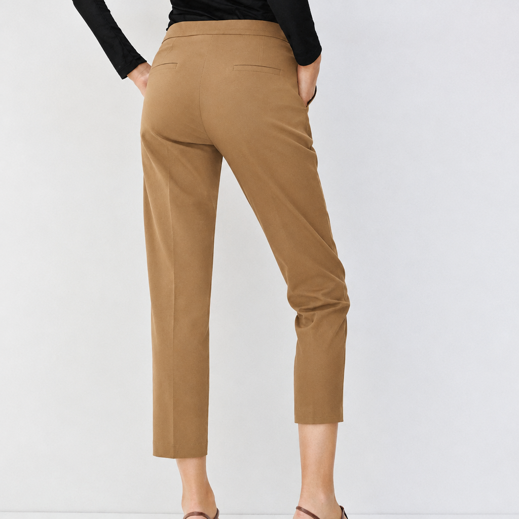Kate Camel Ankle Length Trousers