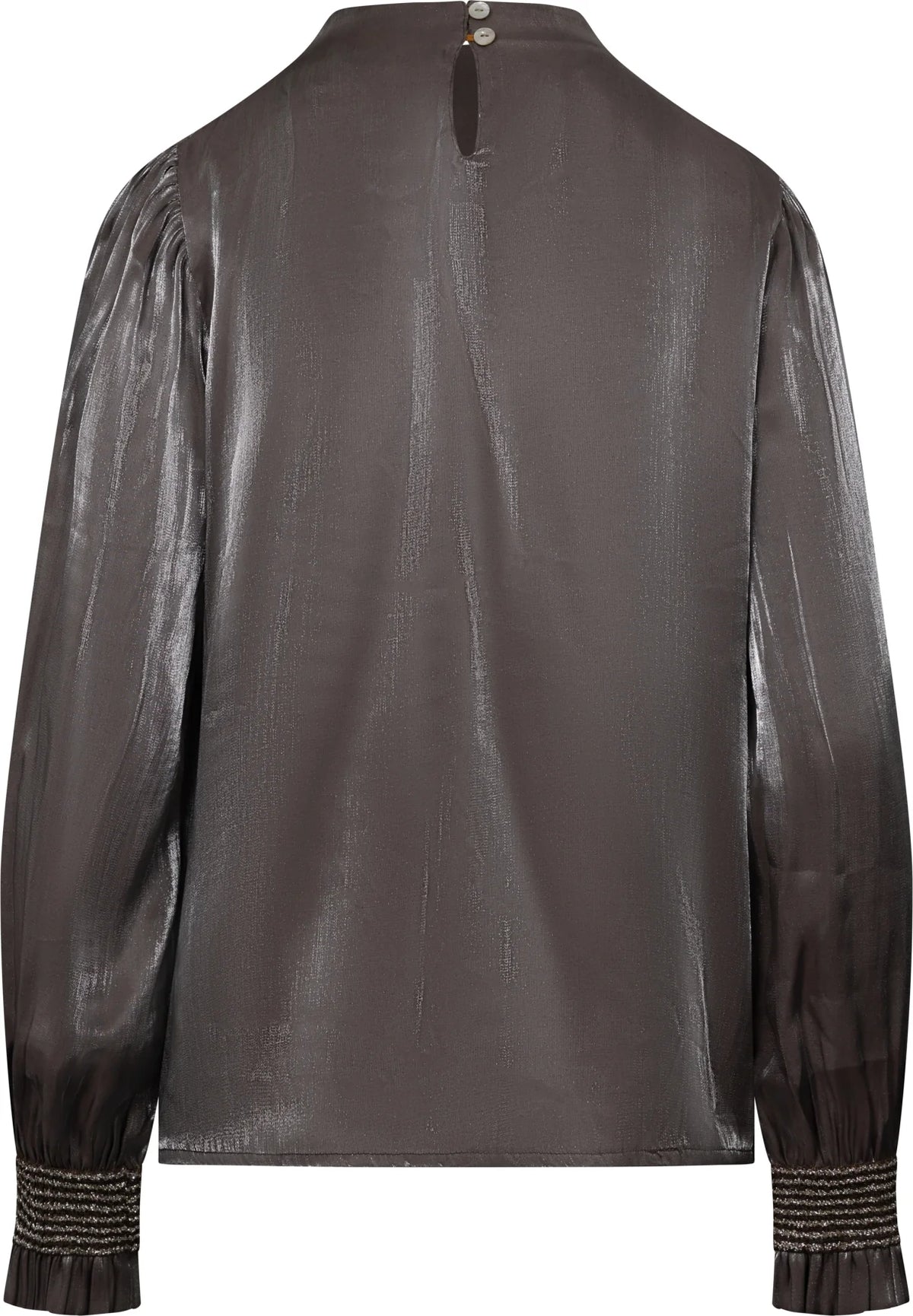 Indy Brown-Silver Shimmer Blouse