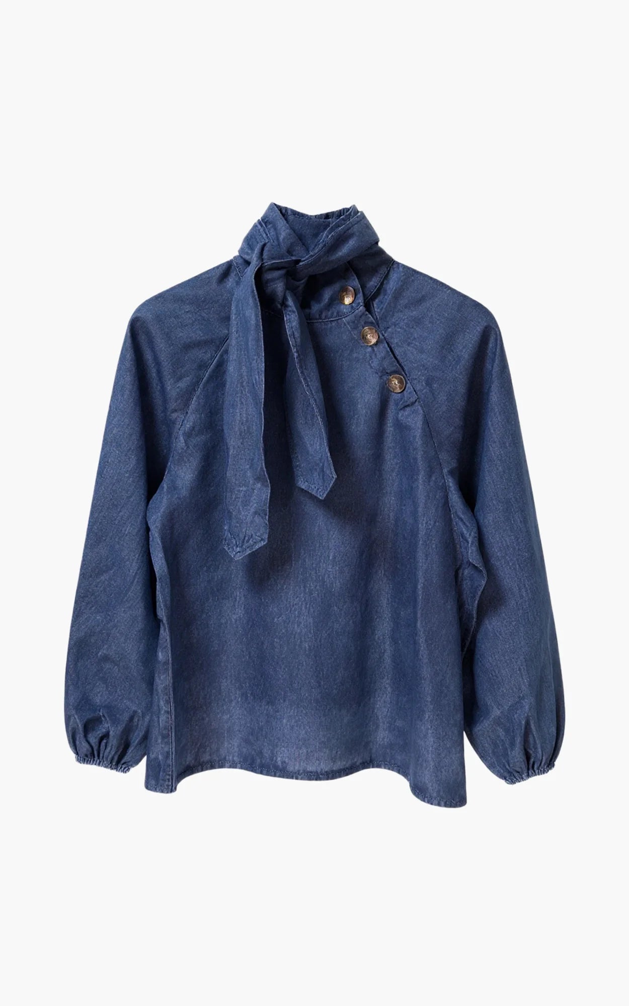 Jesper Dark Denim Blouse