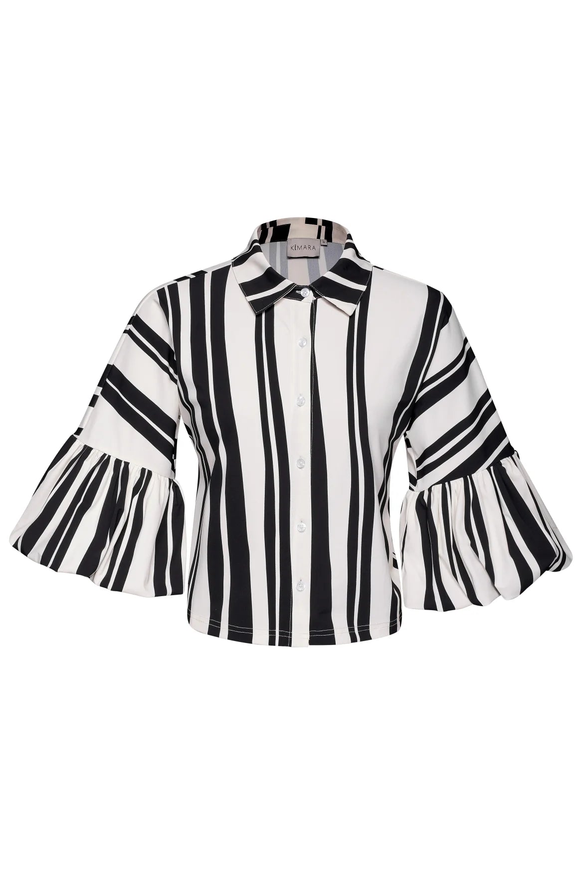 Senna Navy/Cream Striped Blouse