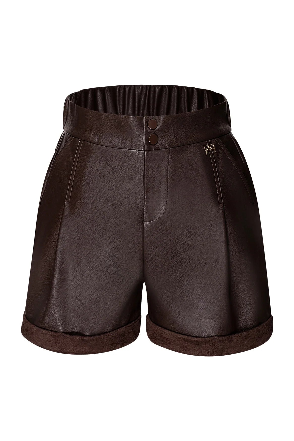 Jake Brown Faux Leather Short