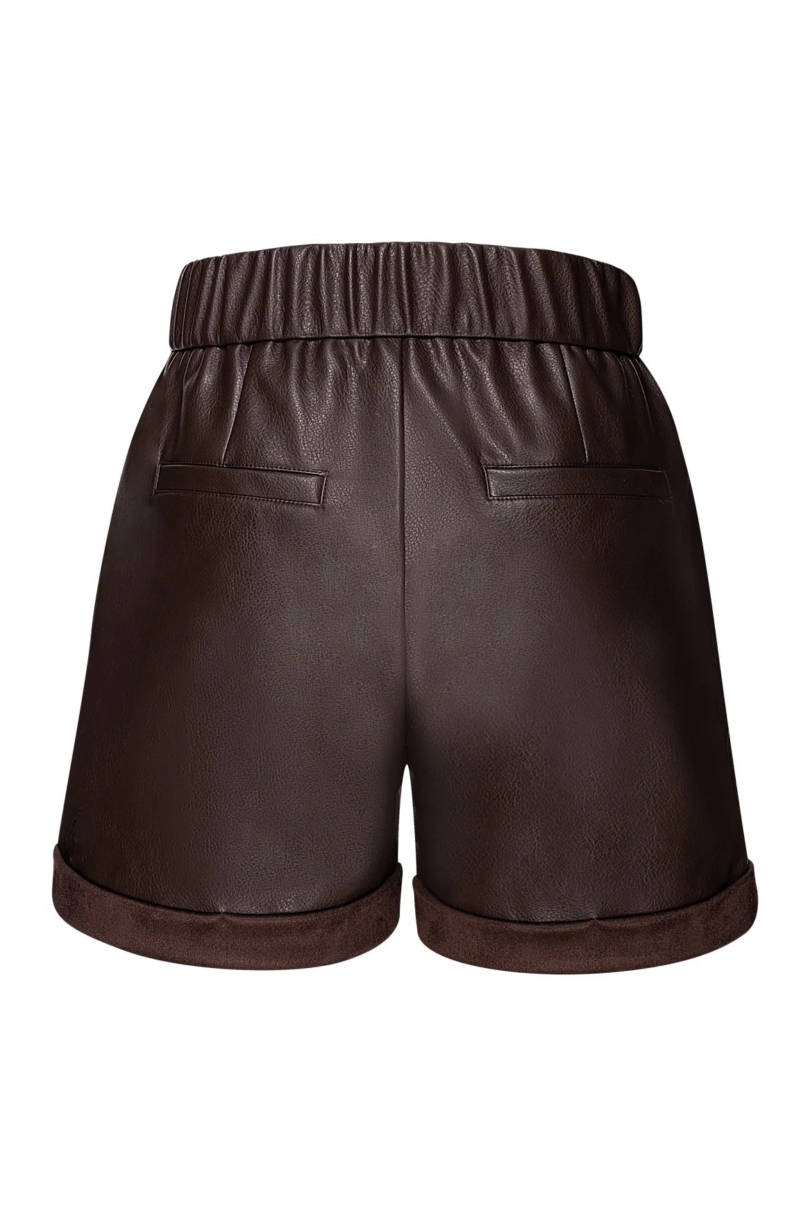 Jake Brown Faux Leather Short