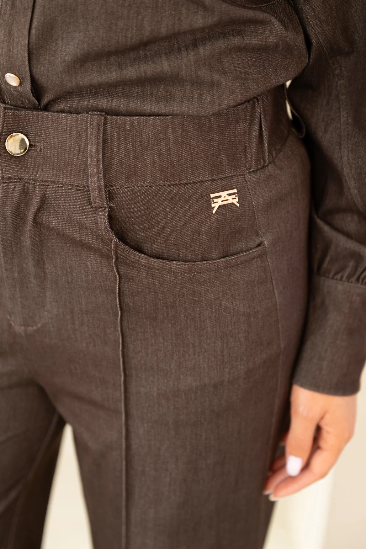 Fenne Denim Brown Jeans