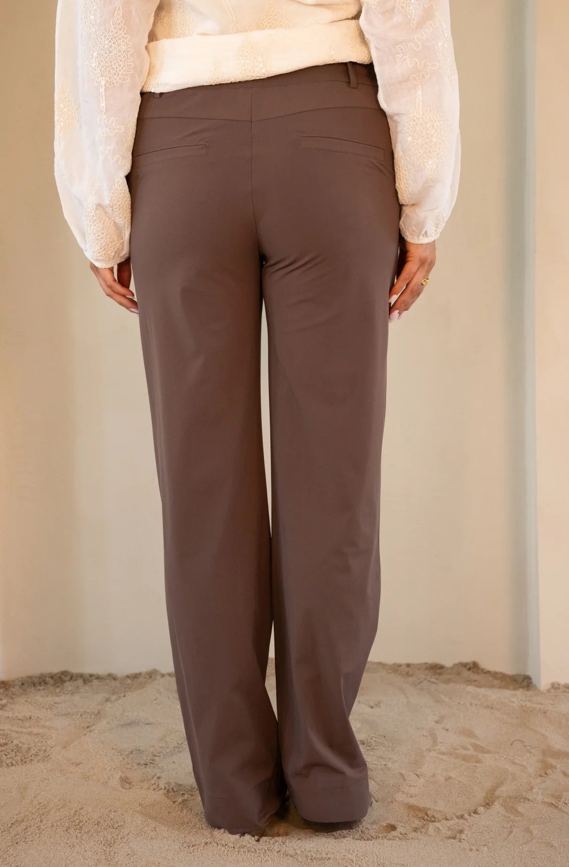 Serenity Brown Travel Trousers