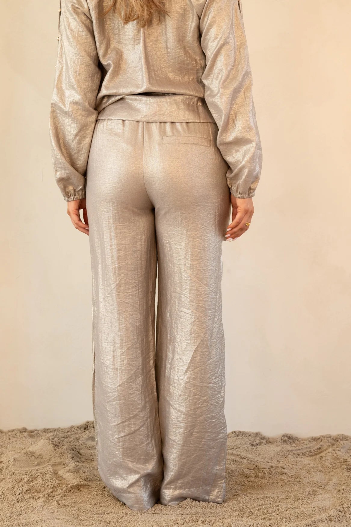 Sara Silke Gold Trousers