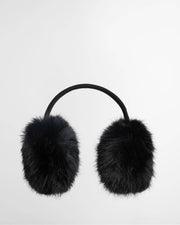 Cyrus Black Faux-Fur Ear Muffs