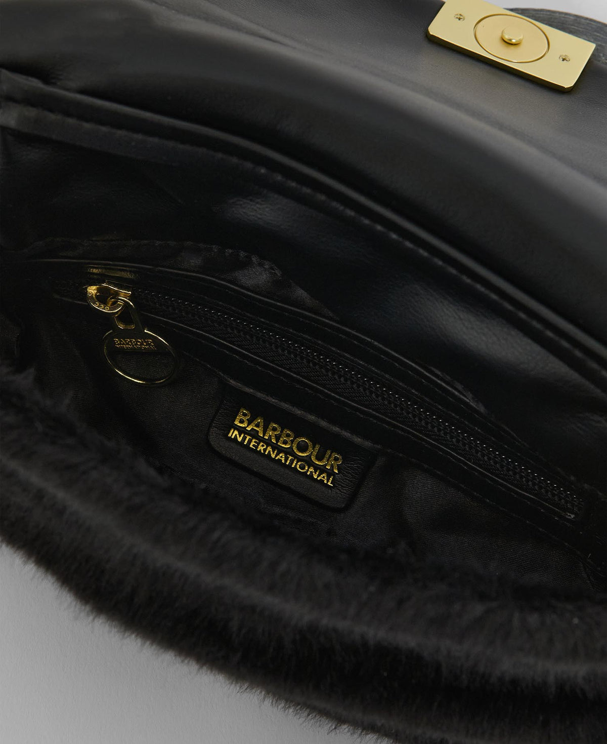 Barbour Faux Fur Crossbody Bag