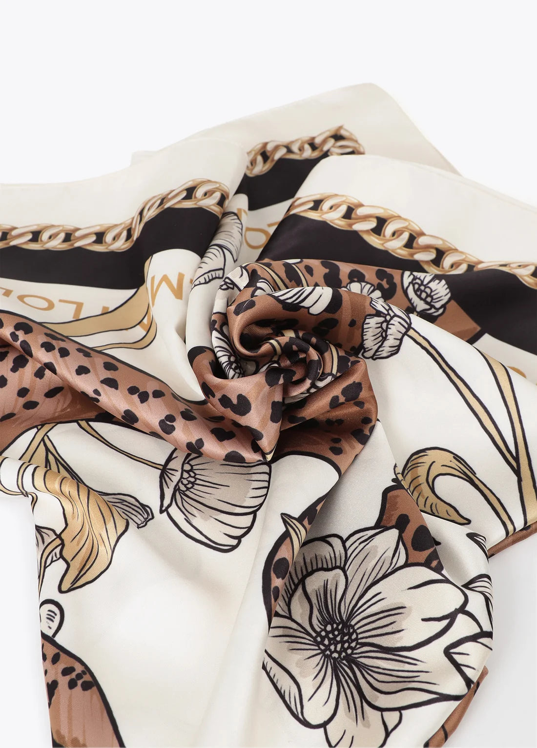 Fiore Tigers & Flowers Scarf