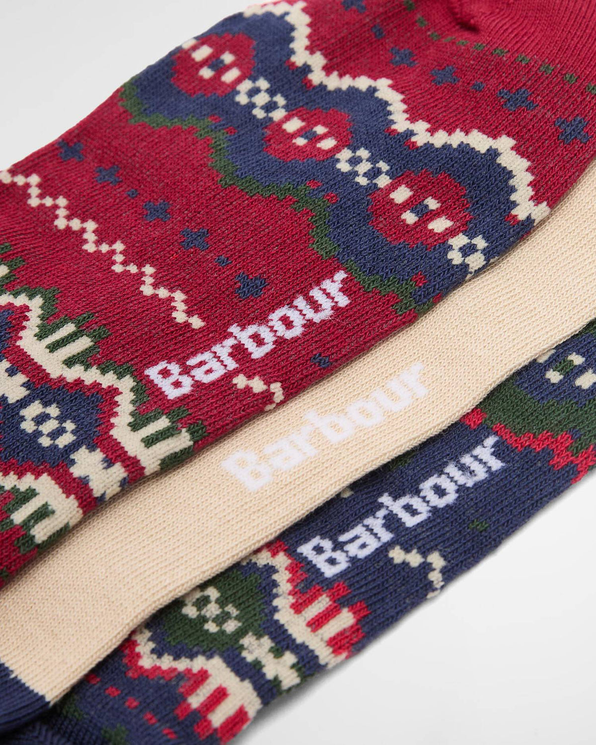Helen Navy Barbour Sock Giftset