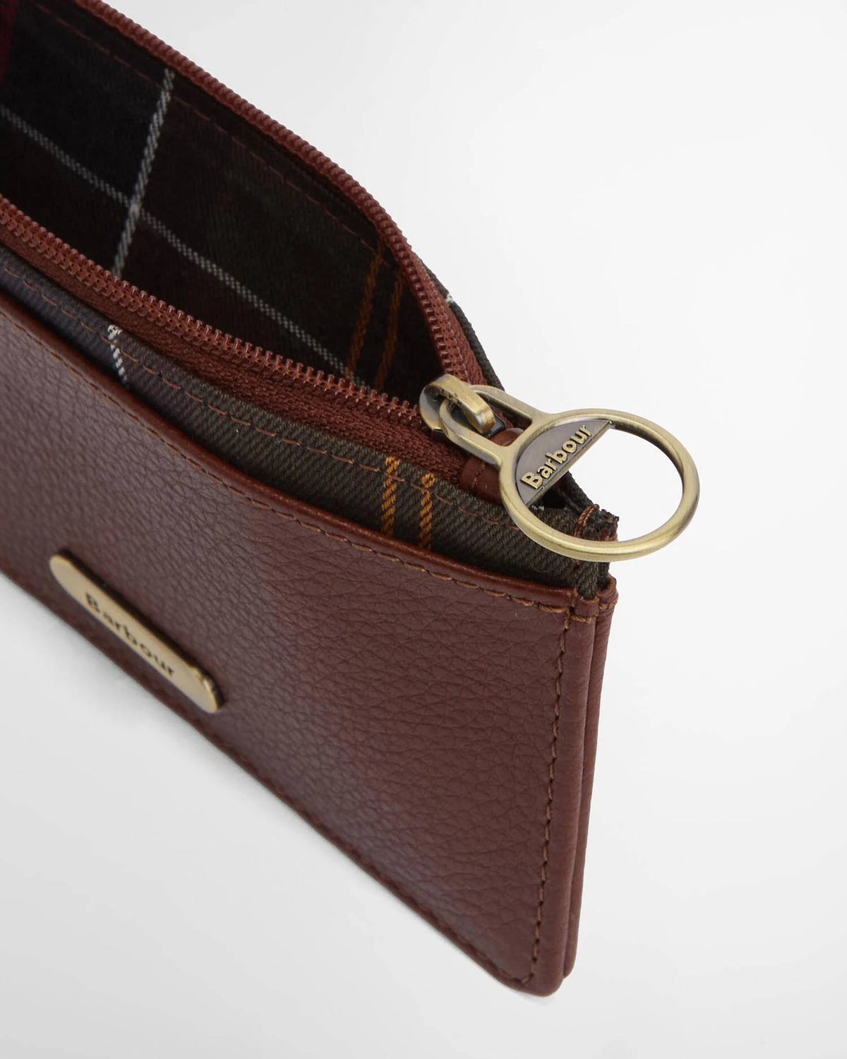 Alder Brown Leather Card Holder