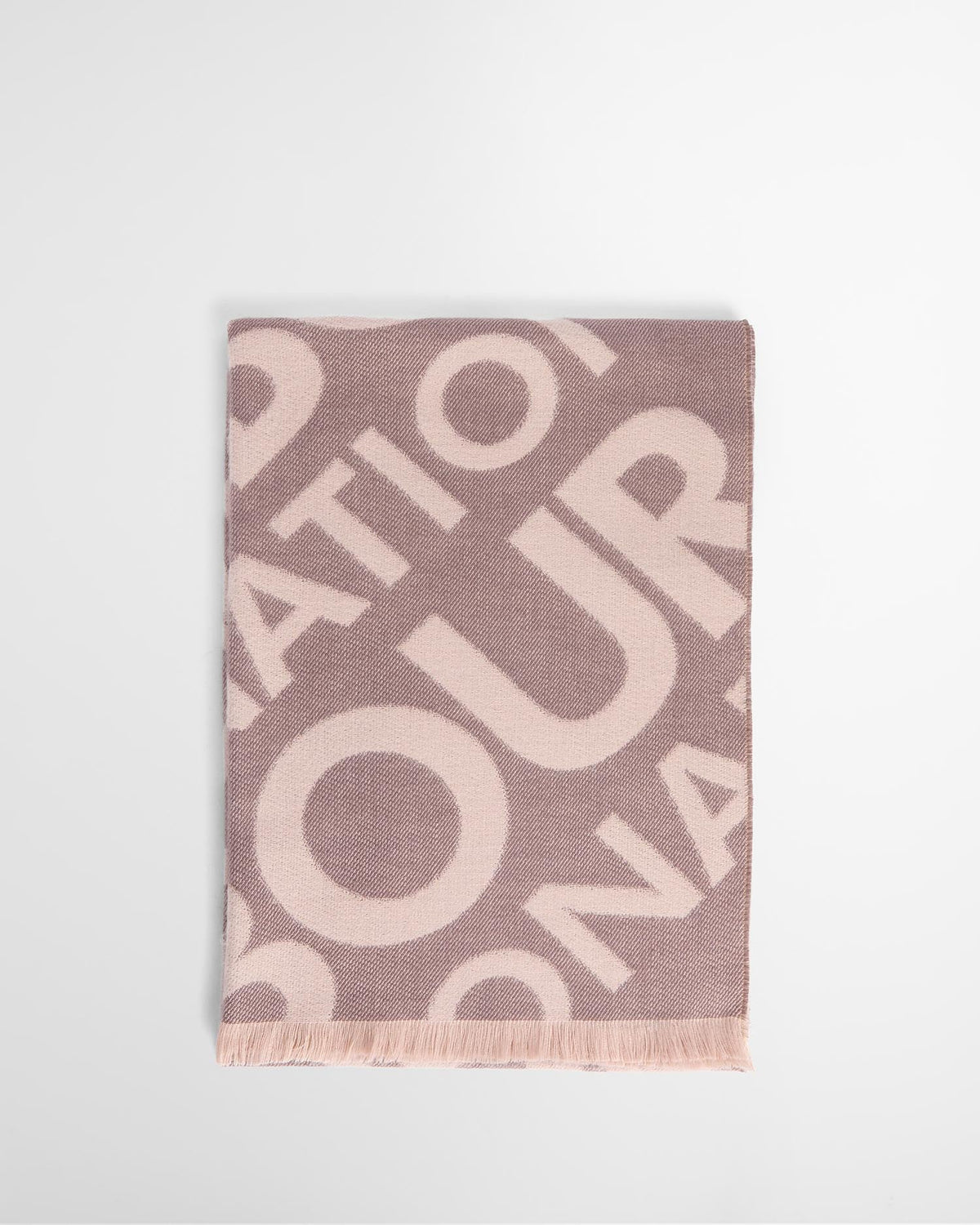 Kenna Truffle Barbour Logo Scarf