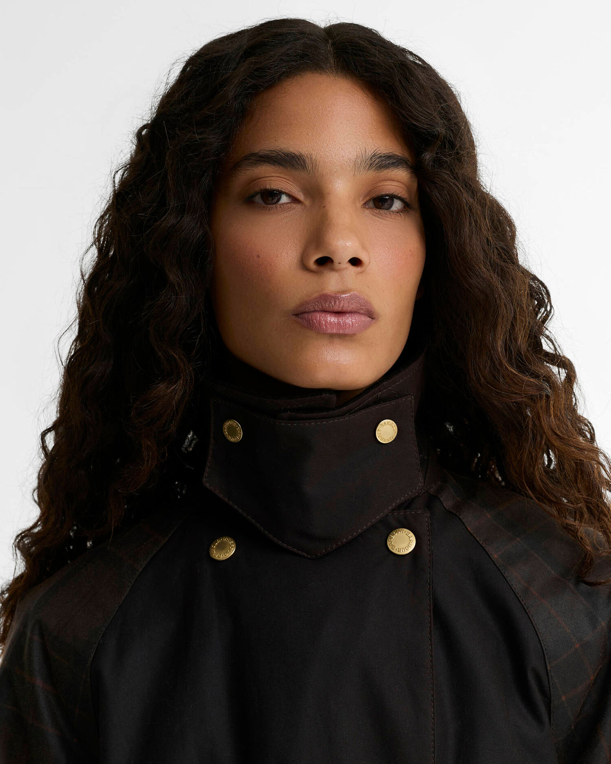 Barbour Elva Waxed Trench Coat