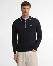 Barbour Navy Taunton Polo Shirt Sweater