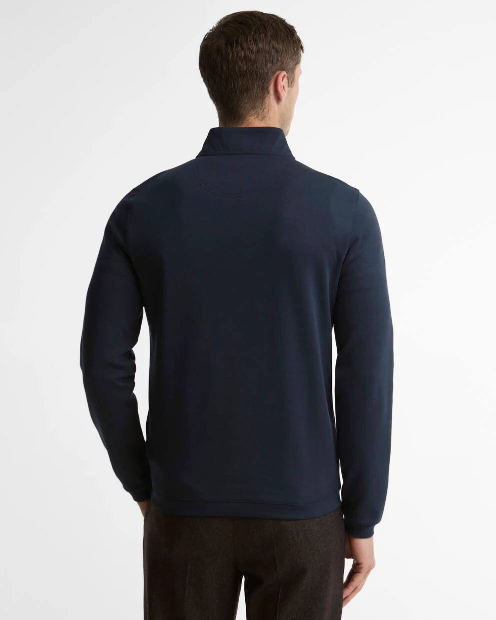 Barbour Navy Guy Half-Zip Sweatshirt