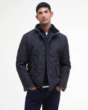 Barbour Navy Powell Quilted Jacket