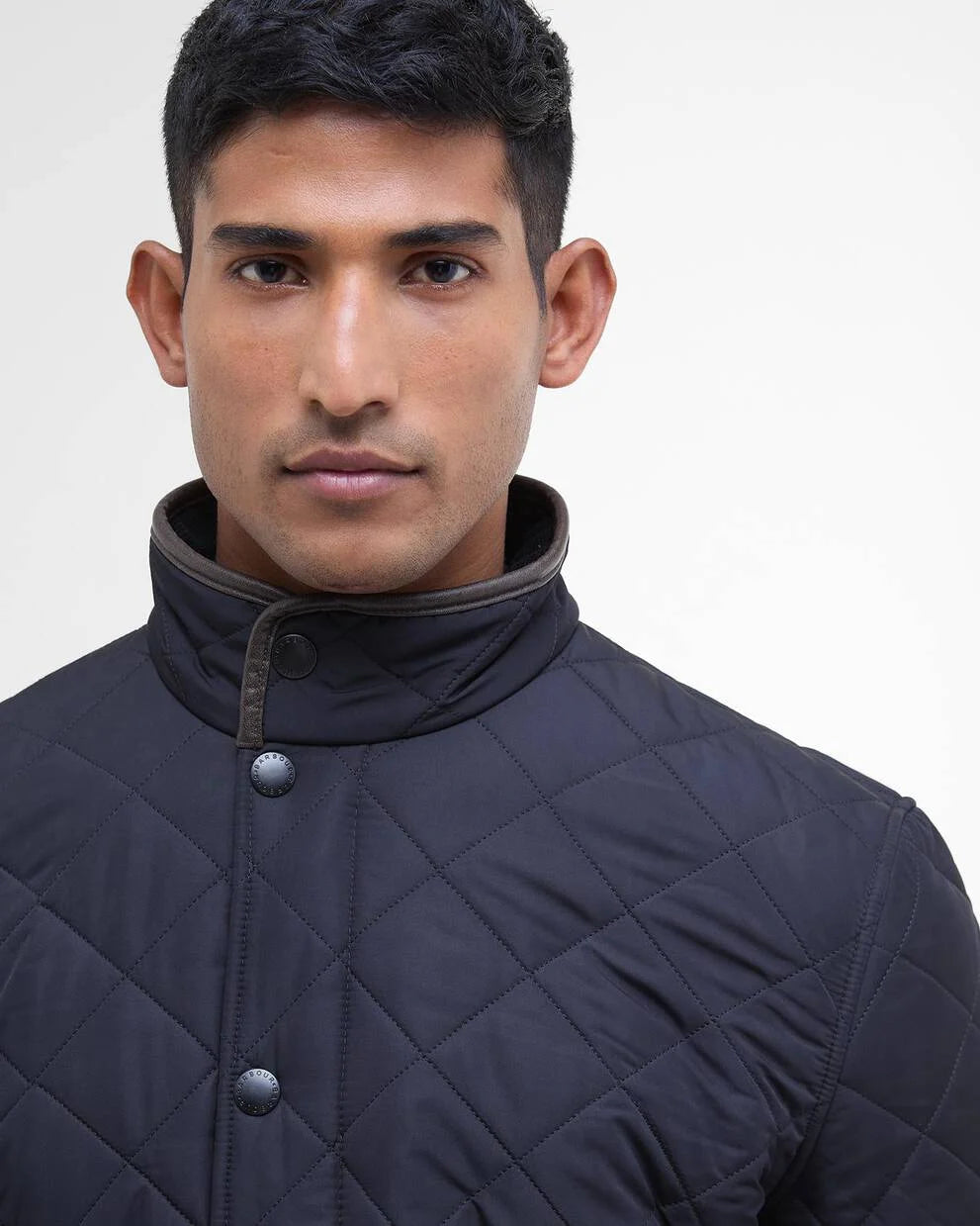 Barbour Navy Powell Quilted Jacket