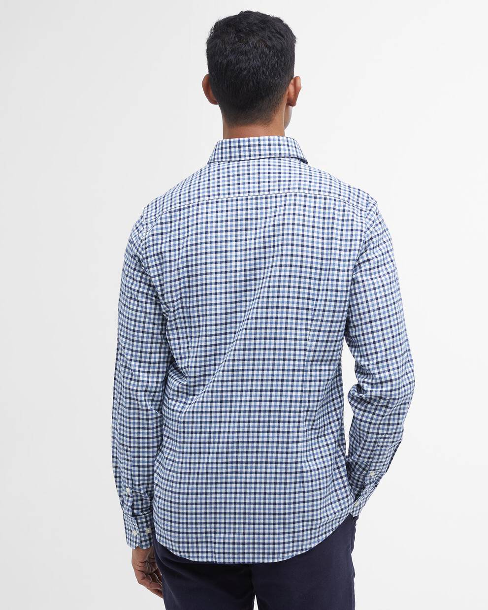 Barbour Navy Finkle Tailored Long-Sleeved Shirt