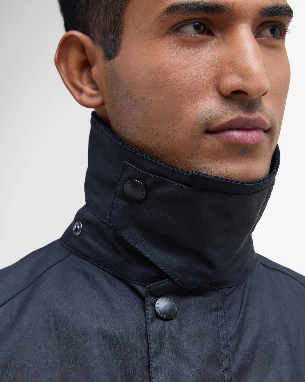 Barbour Navy Ashby Waxed Jacket