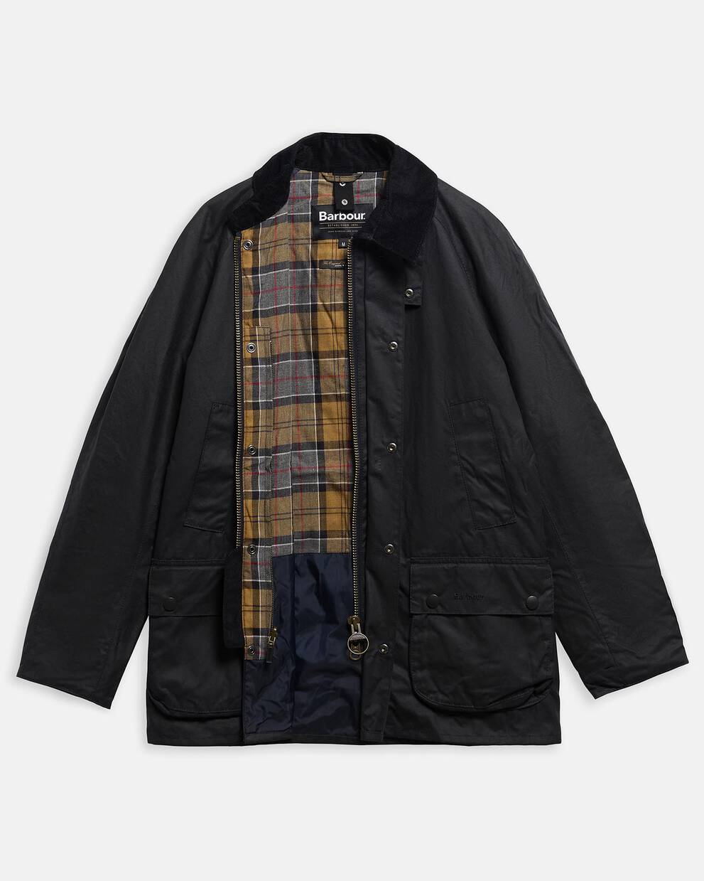 Barbour Navy Ashby Waxed Jacket